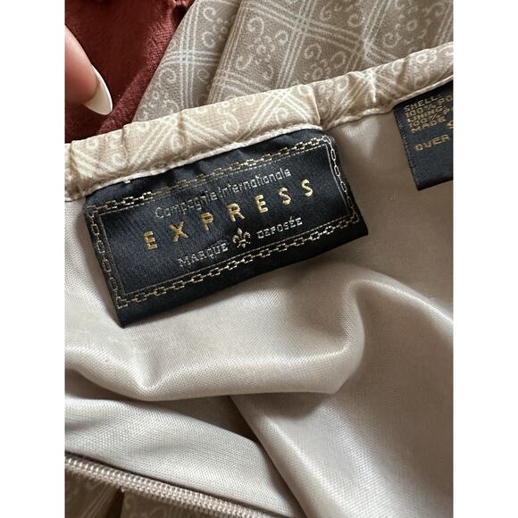 Vintage Express Size 9/10 Tan Chiffon Maxi Skirt - Picture 5 of 7